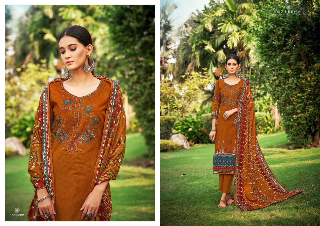 Romani Mareena 6th Wholesale Cotton Printed Readymade Suit Catalog
